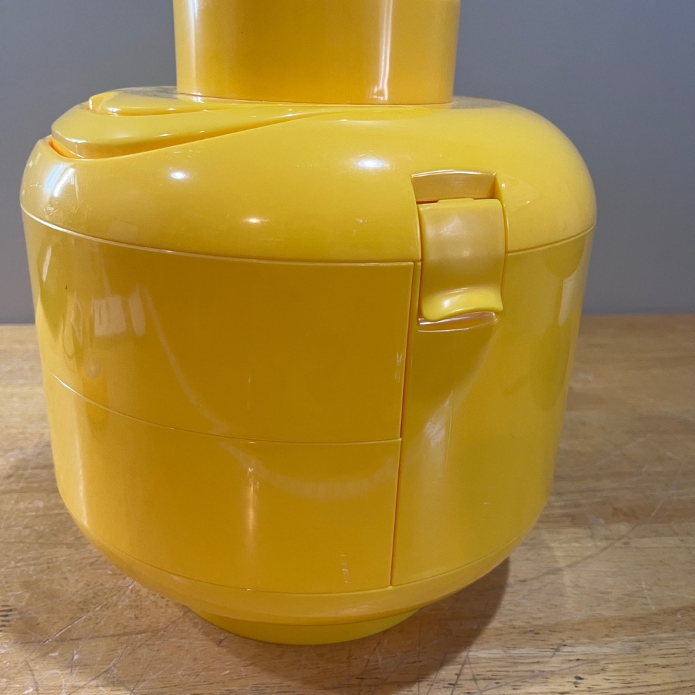 LEGO Minifigure Head Sort and Store Yellow Storage Bucket Sorter Case Vtg Style - Picture 3 of 7